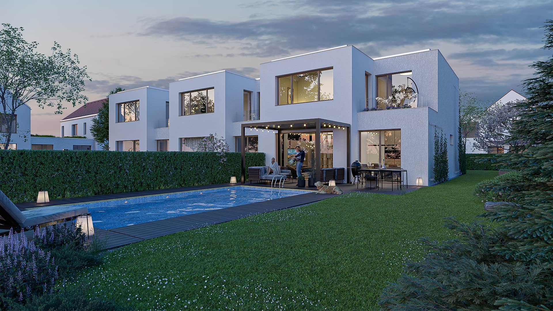 Why Live in Nové Miškovice? A new Prague neighborhood offering peace, space, and urban comfort.